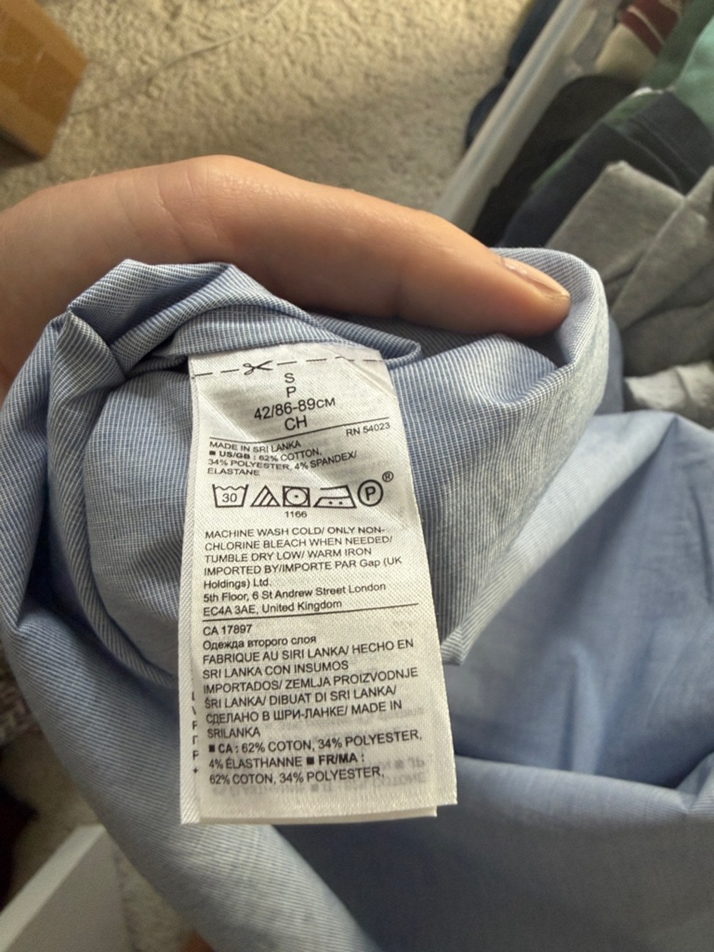 Banana Republic Sky Blue Shirt - Picture 5 of 5